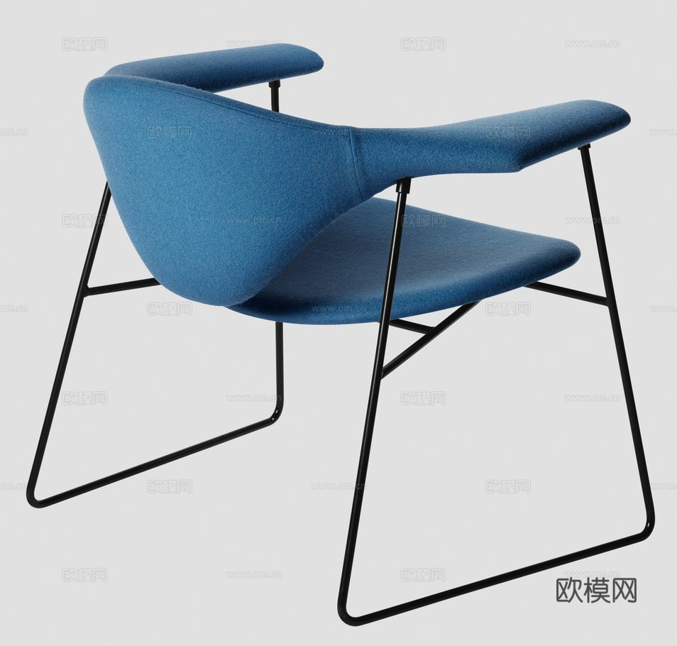 GUBI 休闲椅3d模型下载（渲染图3）