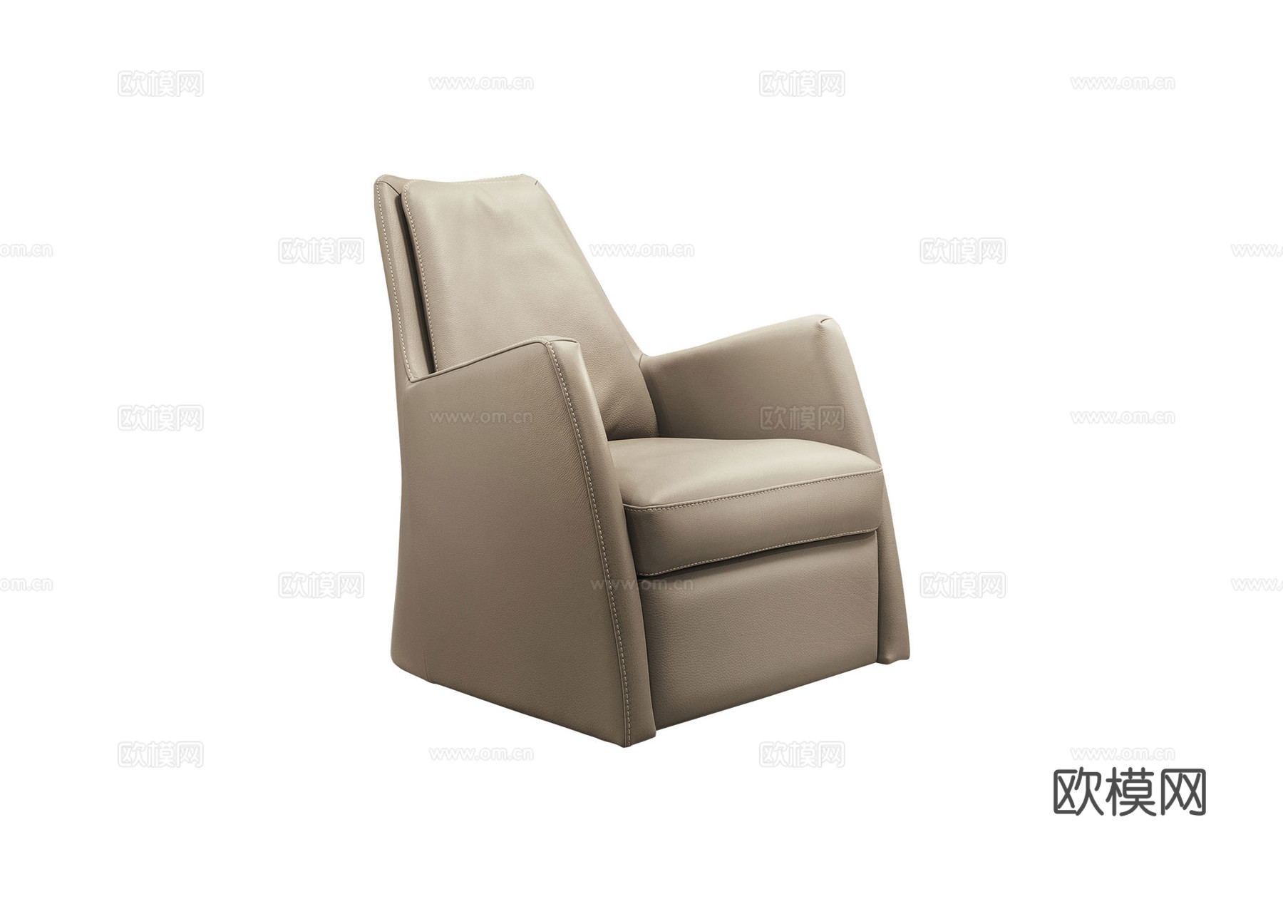 GAMMA 单人沙发3d模型下载（渲染图1）
