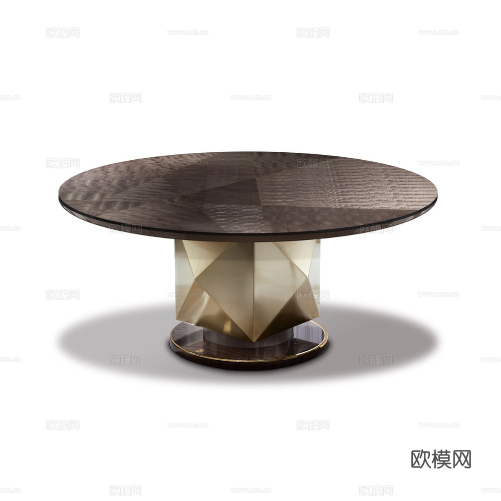 giorgio 意式圆餐桌3d模型下载（渲染图2）