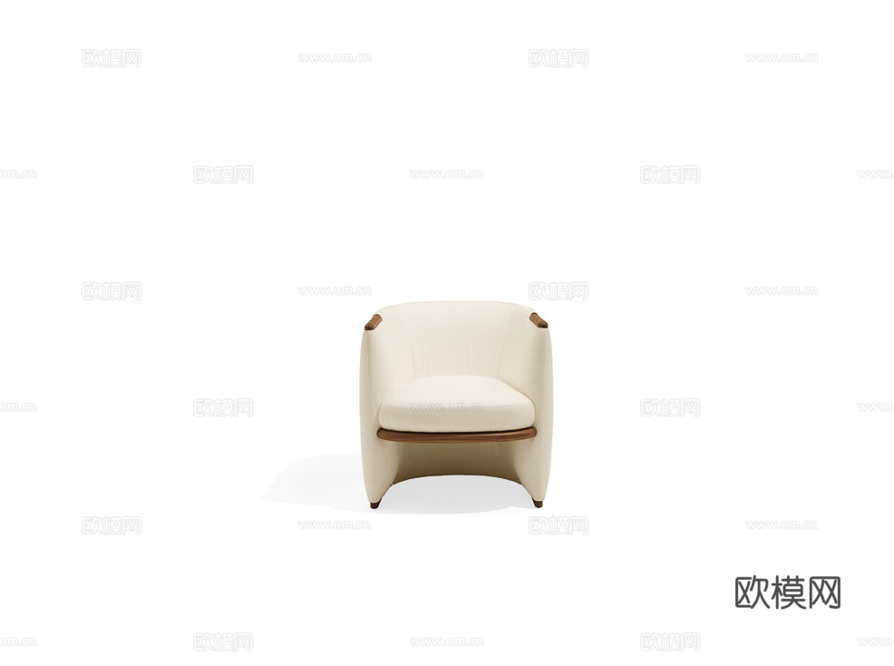 GIORGETTI 意式休闲椅3d模型下载（渲染图1）