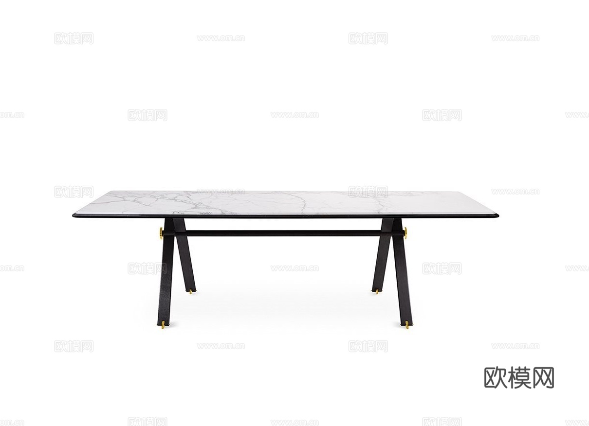 Gallotti&Radice 餐桌3d模型下载（渲染图1）