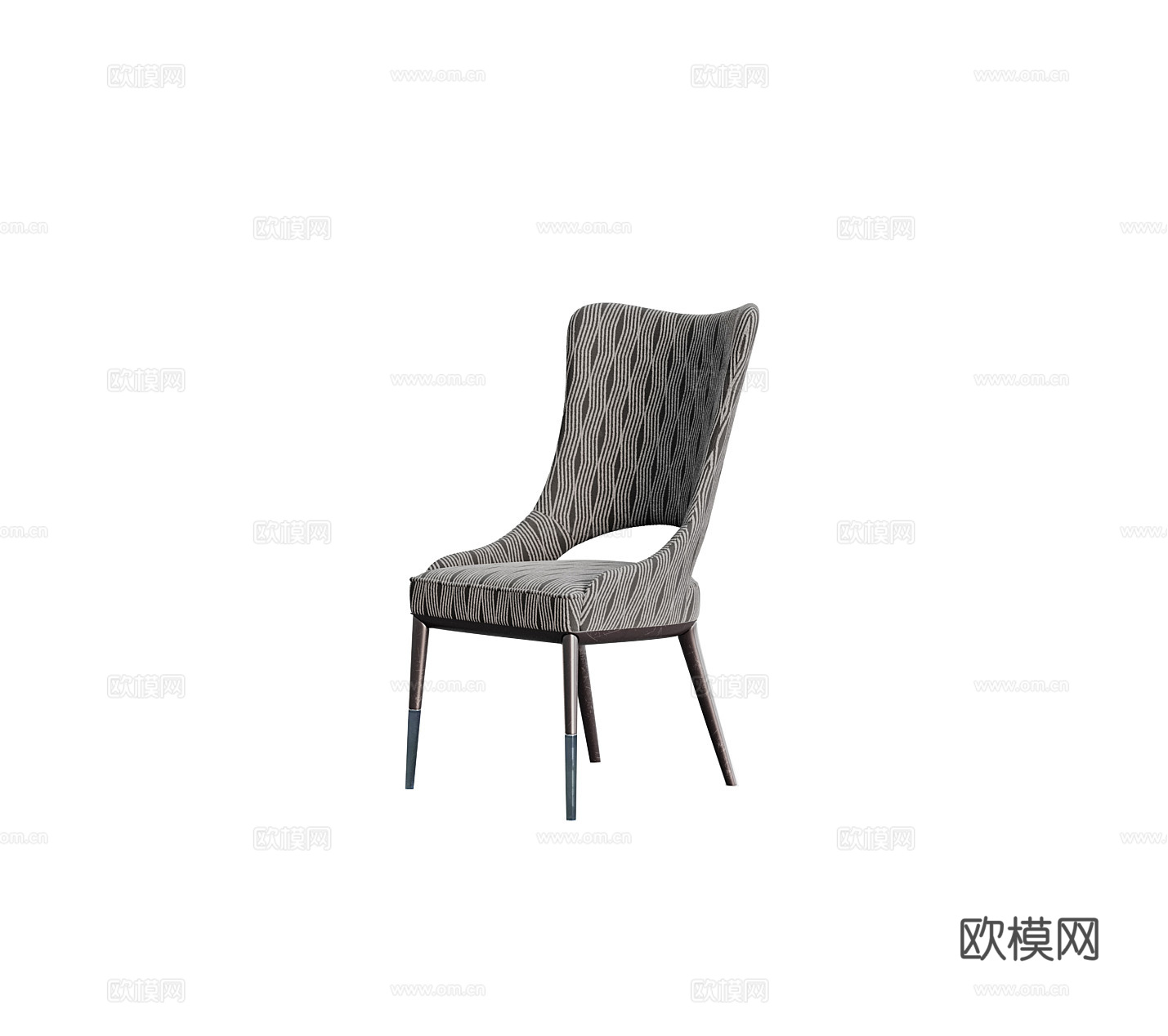 giorgio 意式餐椅3d模型下载（渲染图1）