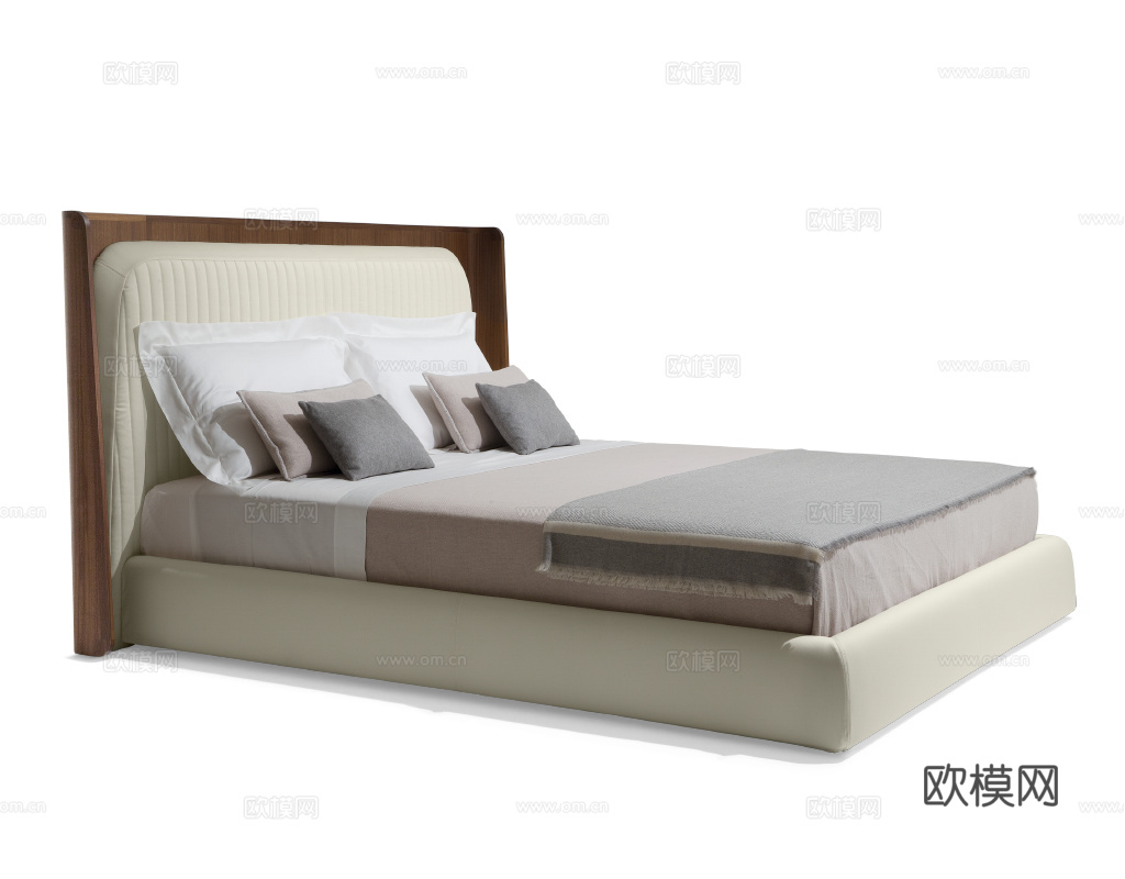 GIORGETTI 意式双人床3d模型下载（渲染图2）