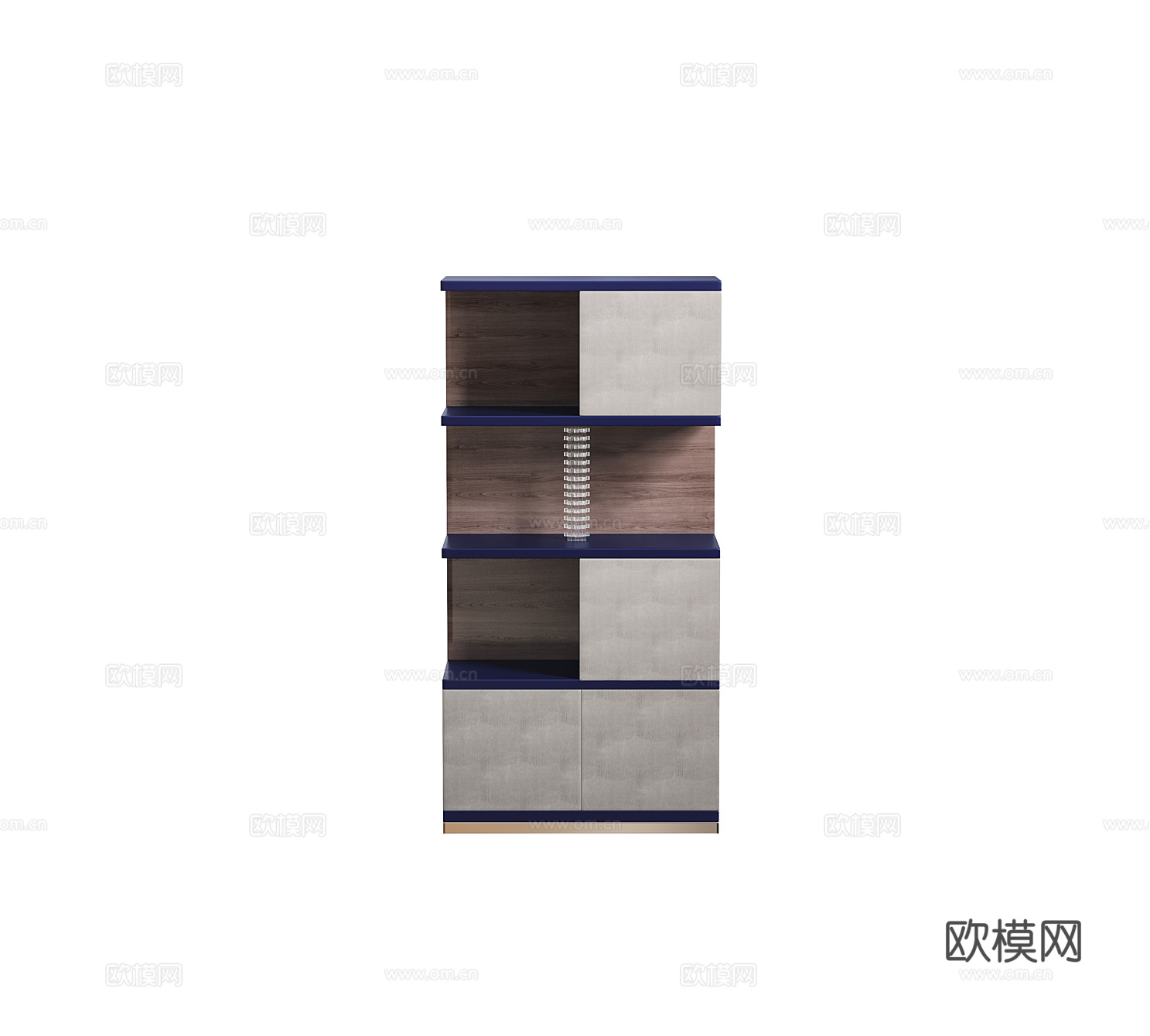 giorgio 意式书柜 装饰柜3d模型下载（渲染图1）