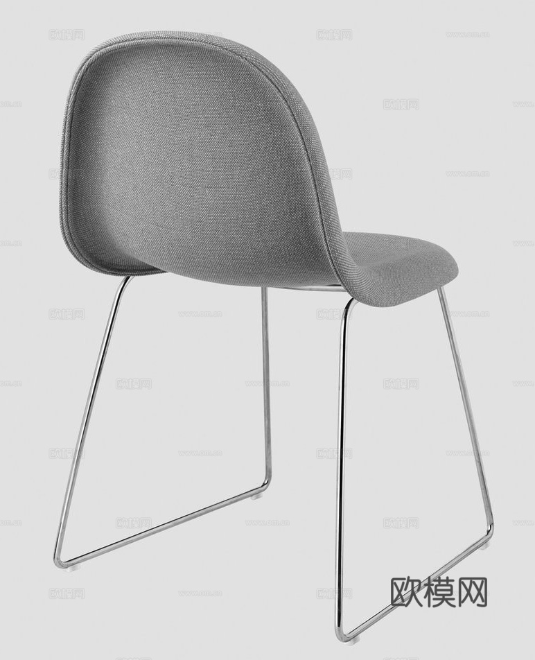 GUBI 餐椅3d模型下载（渲染图6）