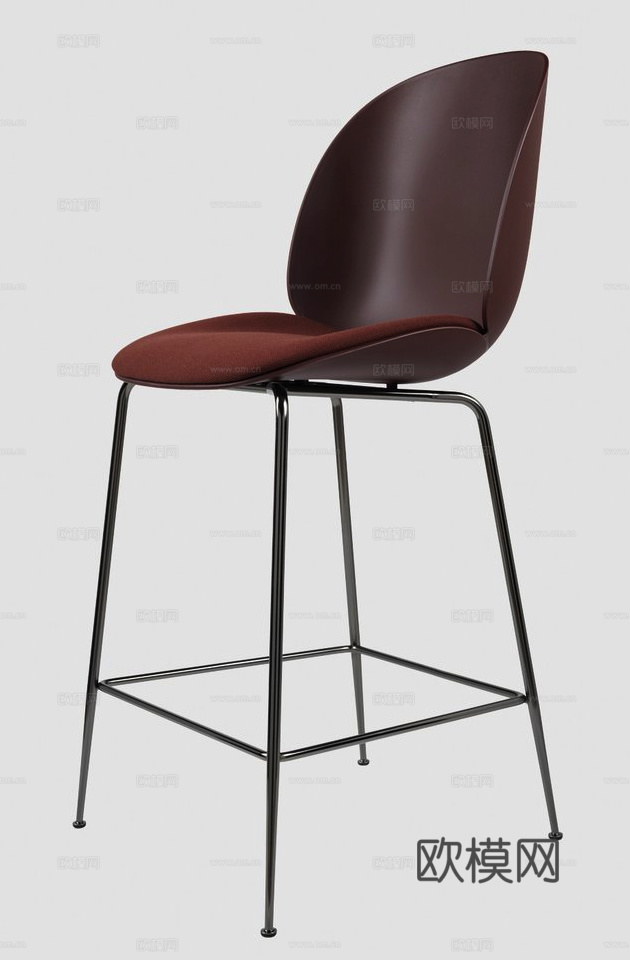 GUBI 吧椅3d模型下载（渲染图2）