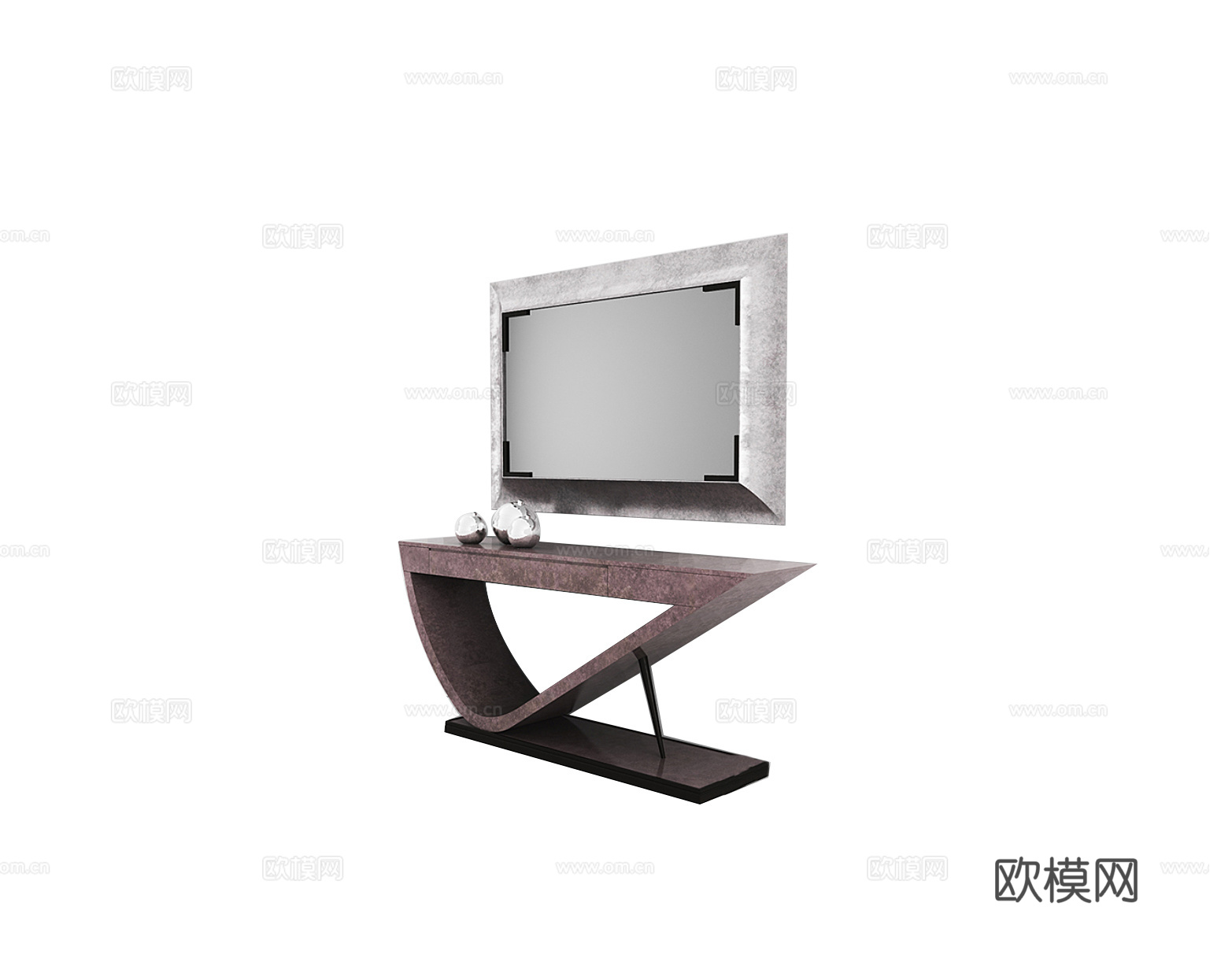 giorgio 意式玄关台5d模型下载（渲染图1）