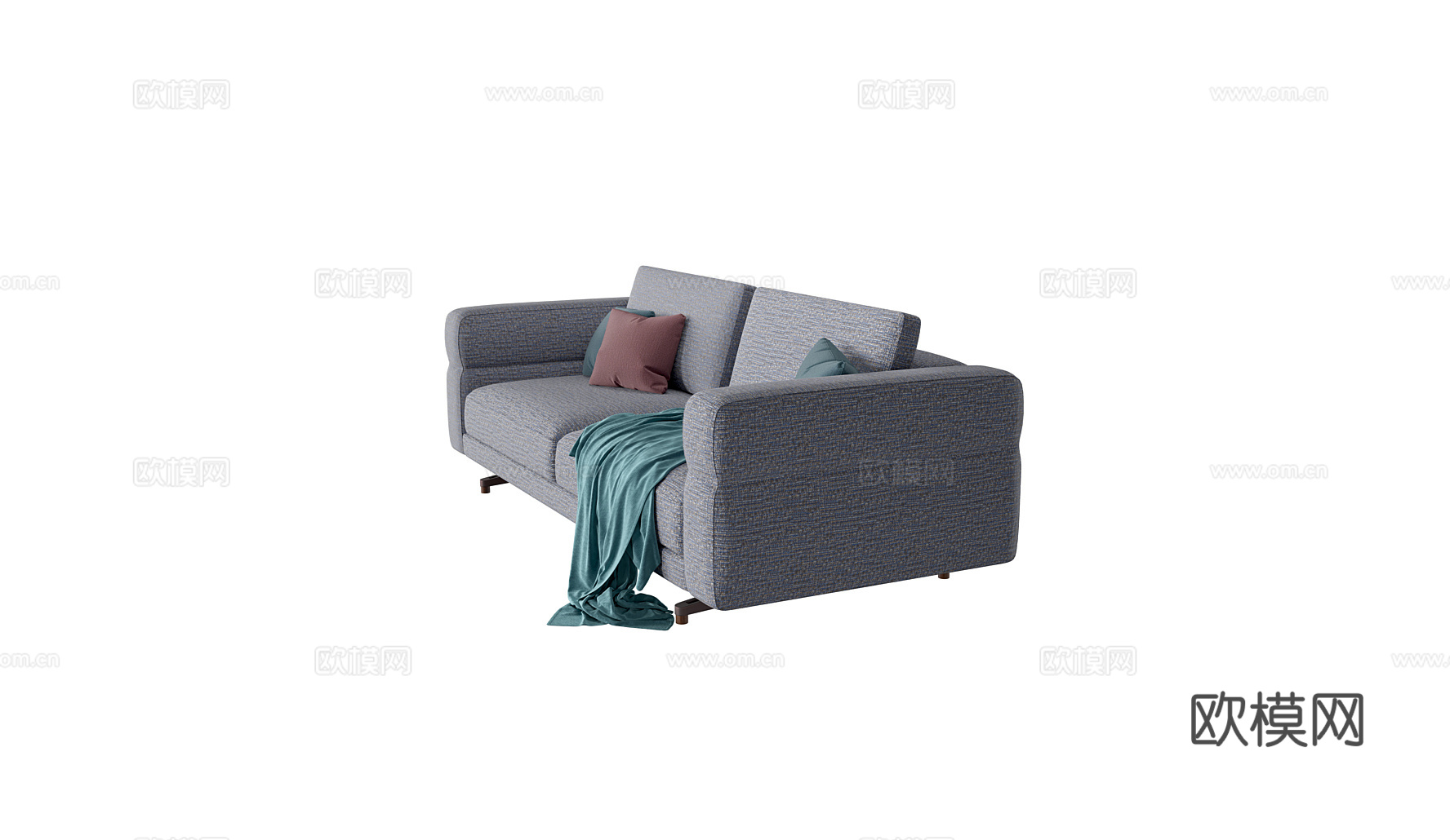 GIORGETTI 意式双人沙发3d模型下载（渲染图2）