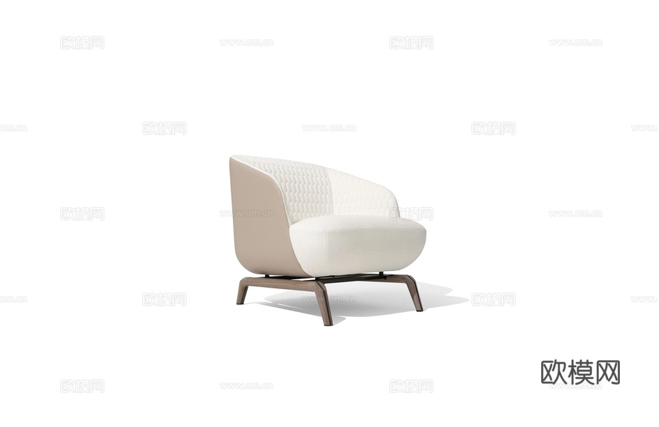 GIORGETTI 意式休闲椅3d模型下载（渲染图1）