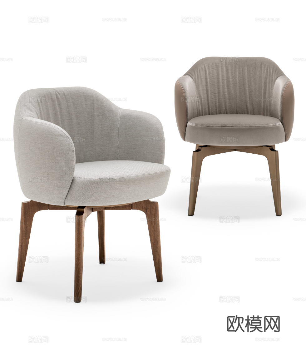 GIORGETTI 意式餐椅3d模型下载（渲染图2）