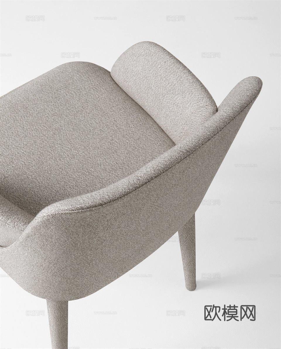 Gallotti&Radice 餐椅3d模型下载（渲染图2）