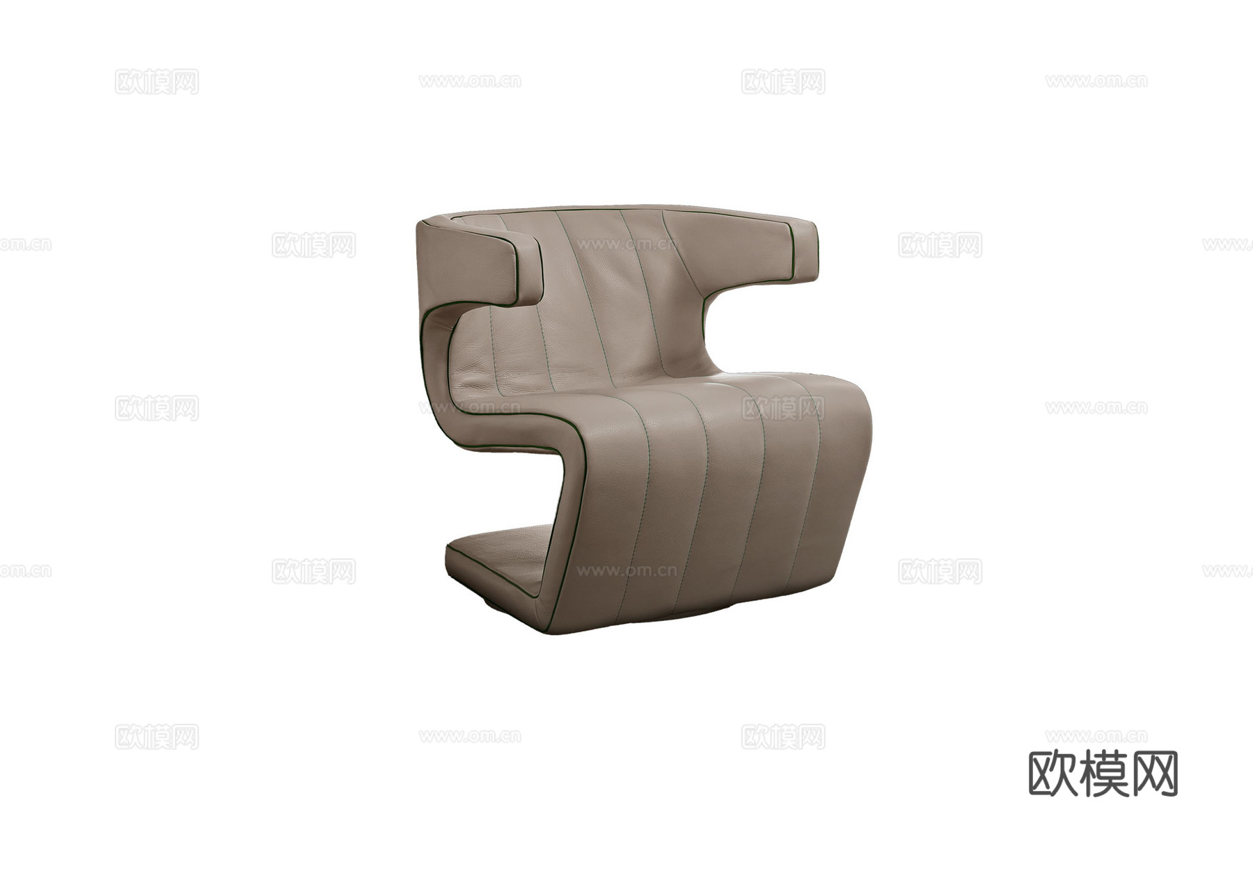 GAMMA 休闲椅3d模型下载（渲染图1）