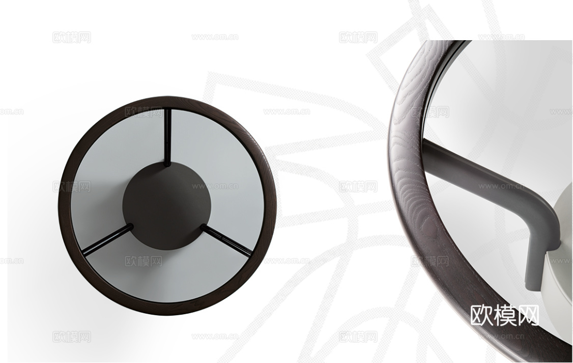 GIORGETTI 意式组合茶几3d模型下载（渲染图3）