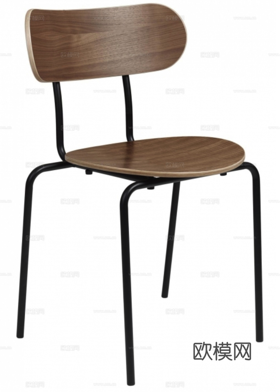 GUBI 餐椅3d模型下载（渲染图3）
