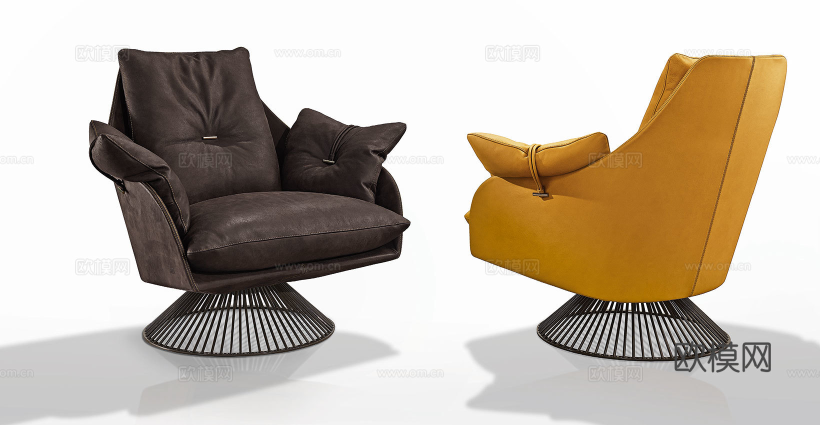 GAMMA 休闲椅3d模型下载（渲染图2）