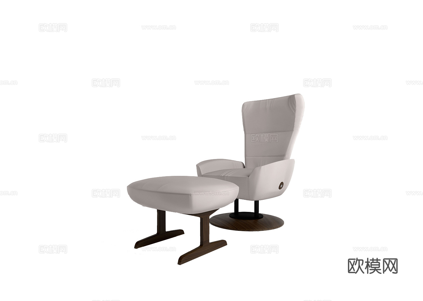 GIORGETTI 意式休闲椅3d模型下载（渲染图2）