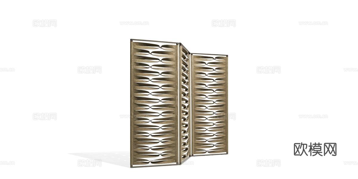 GIORGETTI 意式屏风3d模型下载（渲染图1）