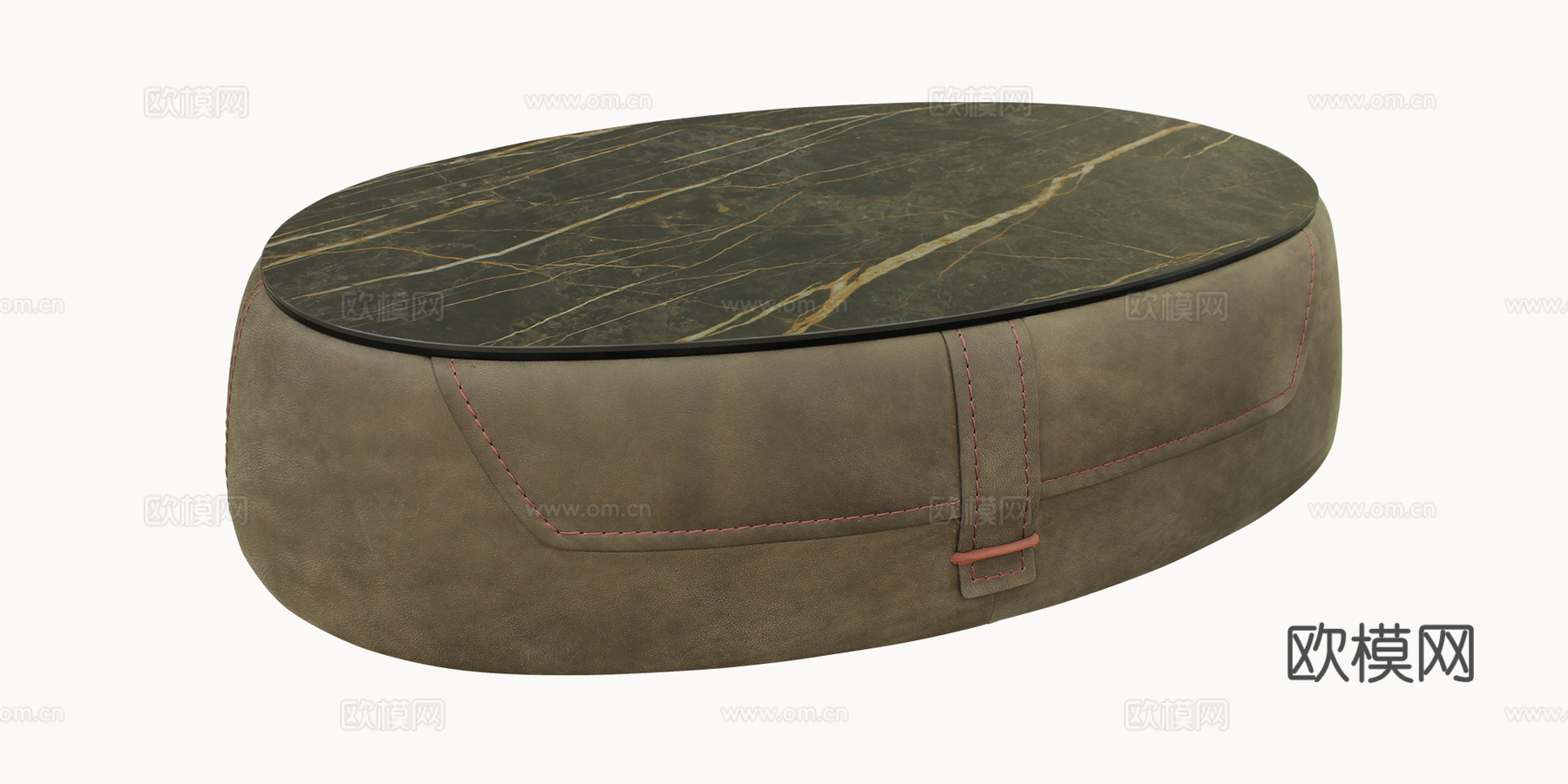 GAMMA 椭圆茶几3d模型下载（渲染图2）