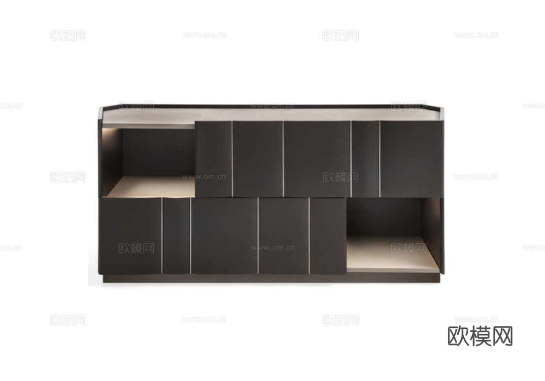 GIORGETTI 意式餐边柜3d模型下载（渲染图1）