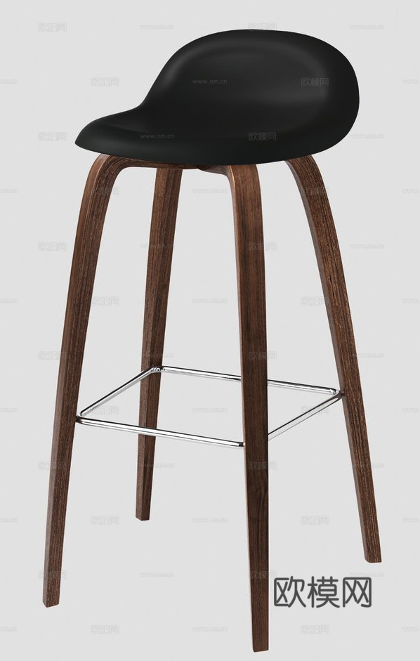 GUBI 吧椅3d模型下载（渲染图5）