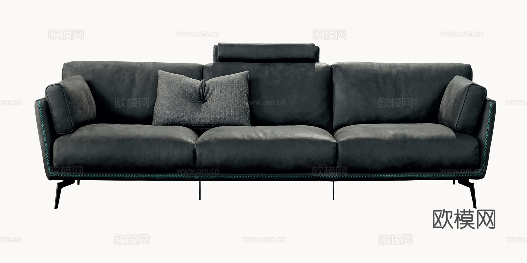 GAMMA 三人沙发3d模型下载（渲染图2）
