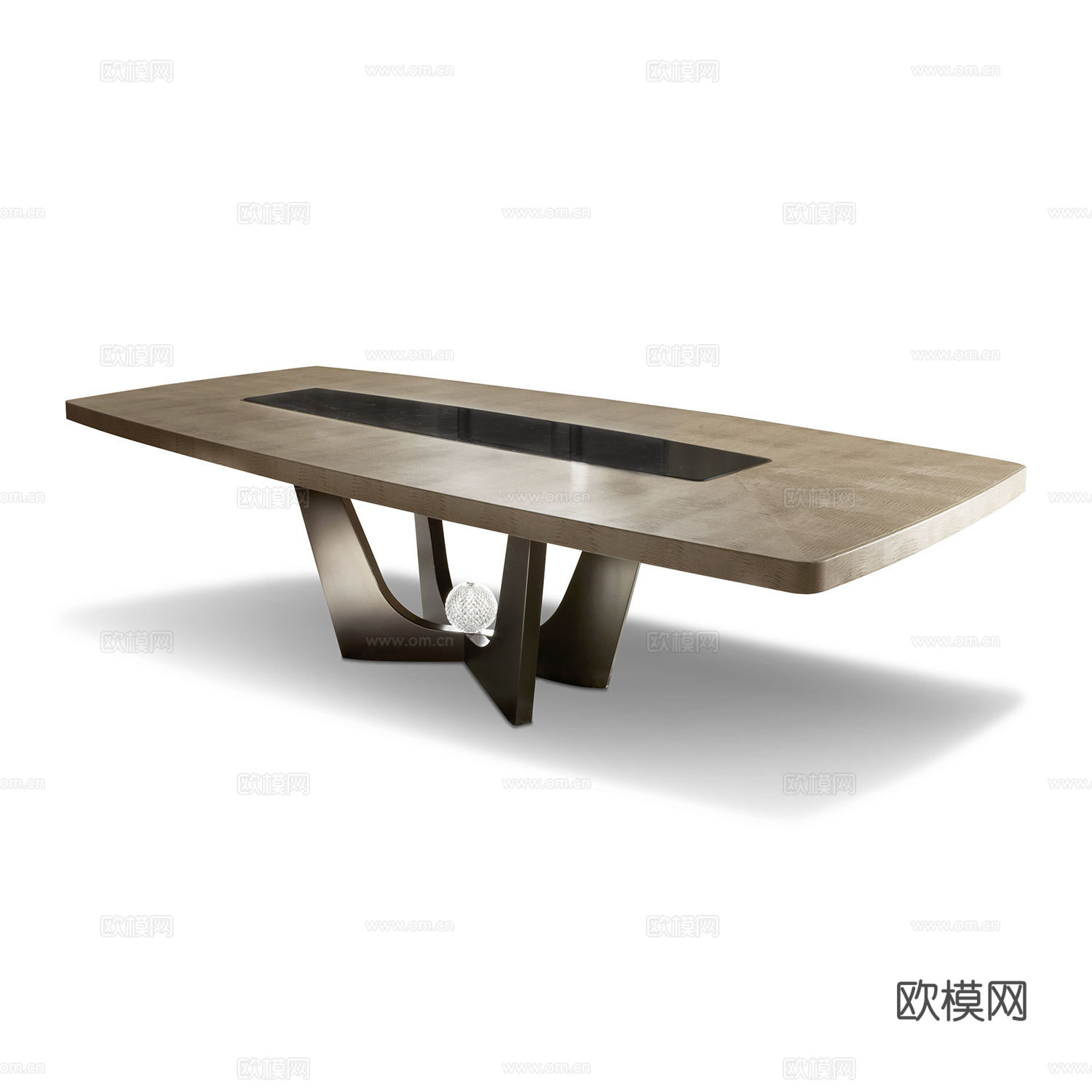 giorgio 意式长餐桌3d模型下载（渲染图2）