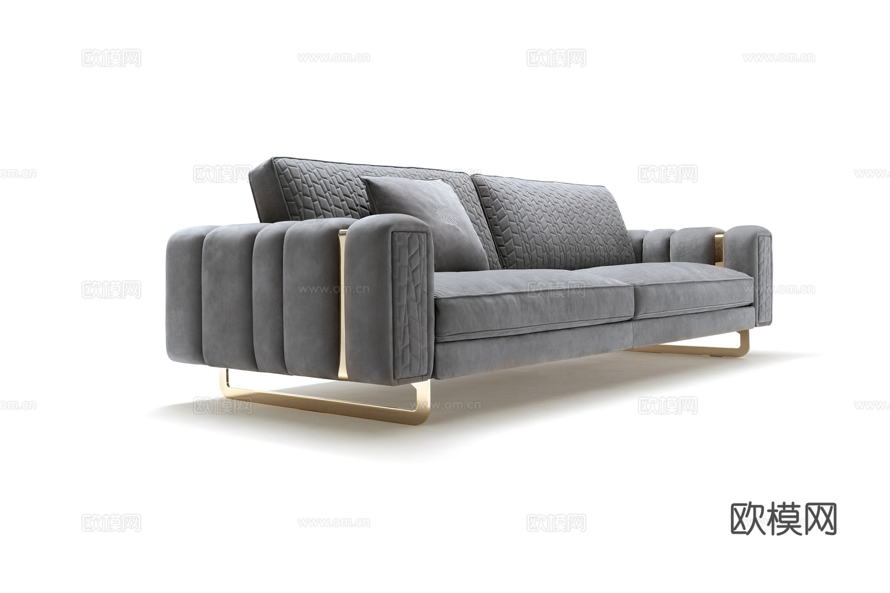 giorgio 意式双人沙发3d模型下载（渲染图1）