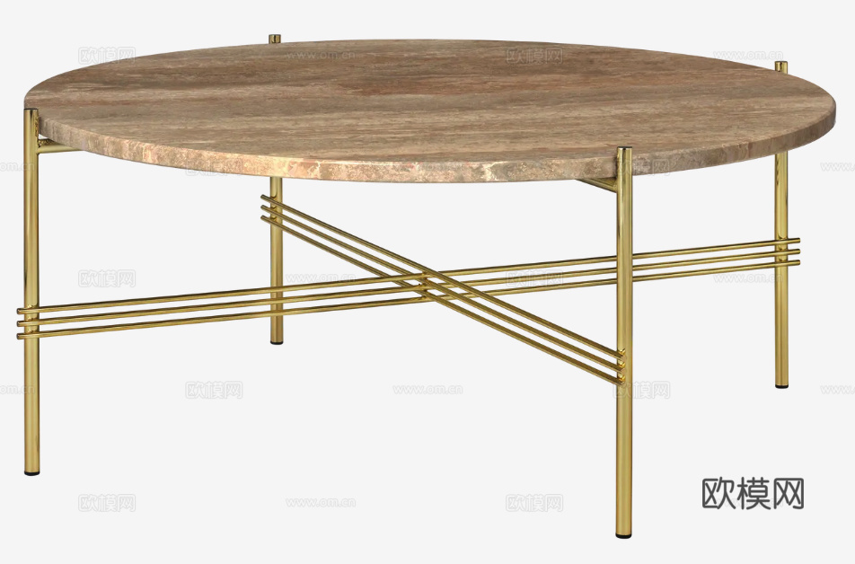 GUBI 茶几3d模型下载（渲染图5）