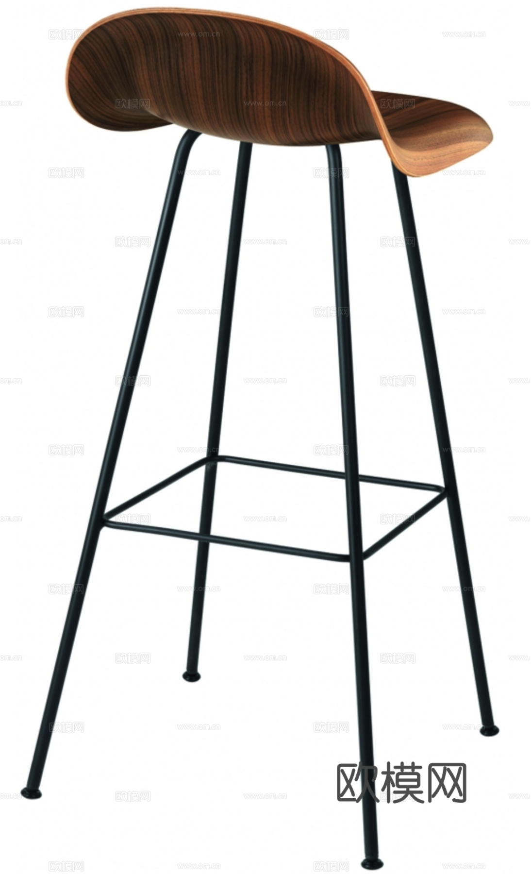 GUBI 吧椅3d模型下载（渲染图2）