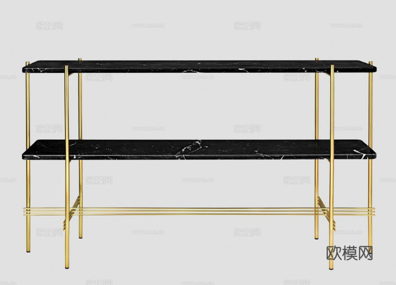 GUBI 置物架 边几3d模型下载（渲染图8）