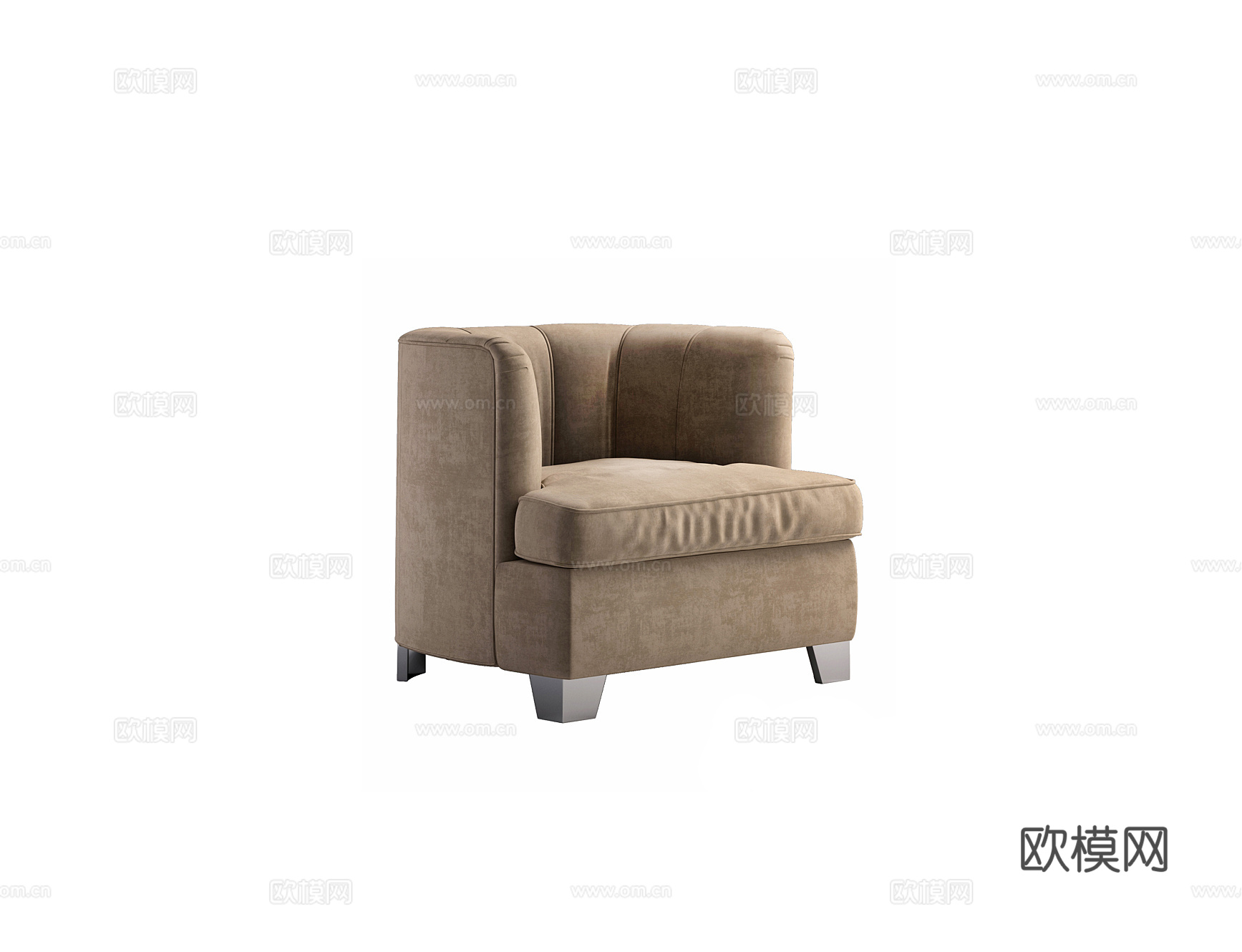 giorgio 意式单人沙发3d模型下载（渲染图3）