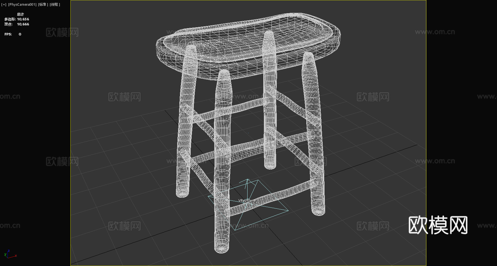 凳子 木凳 吧台凳 高脚凳3d模型