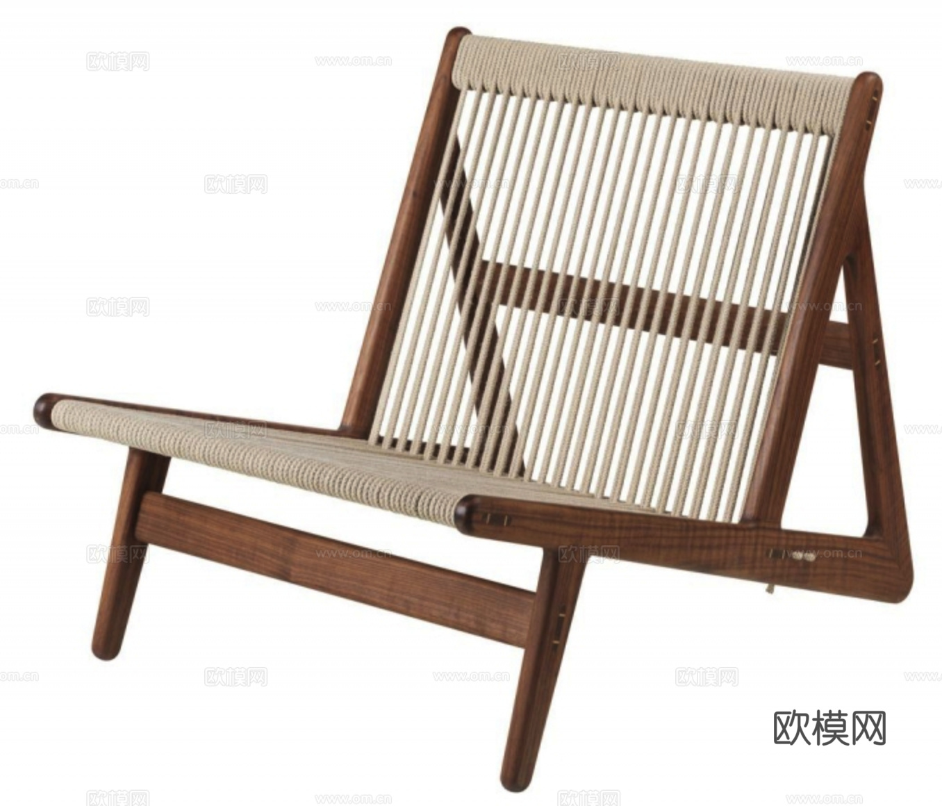 GUBI 休闲椅3d模型下载（渲染图4）