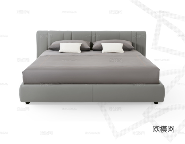 GIORGETTI 意式双人床3d模型下载（渲染图4）