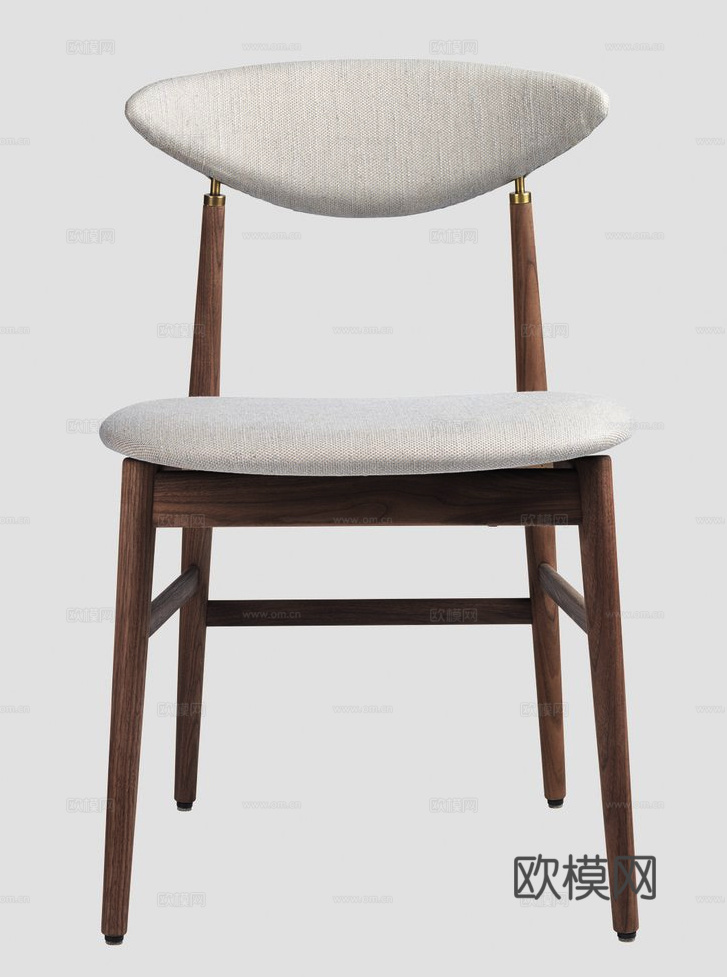 GUBI 餐椅3d模型下载（渲染图2）