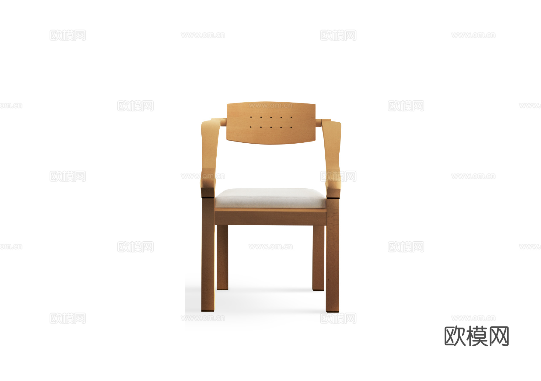 GIORGETTI 原木餐椅3d模型下载（渲染图1）