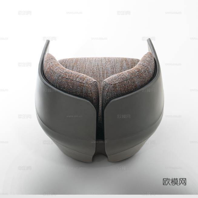 GIORGETTI 意式单人沙发3d模型下载（渲染图4）