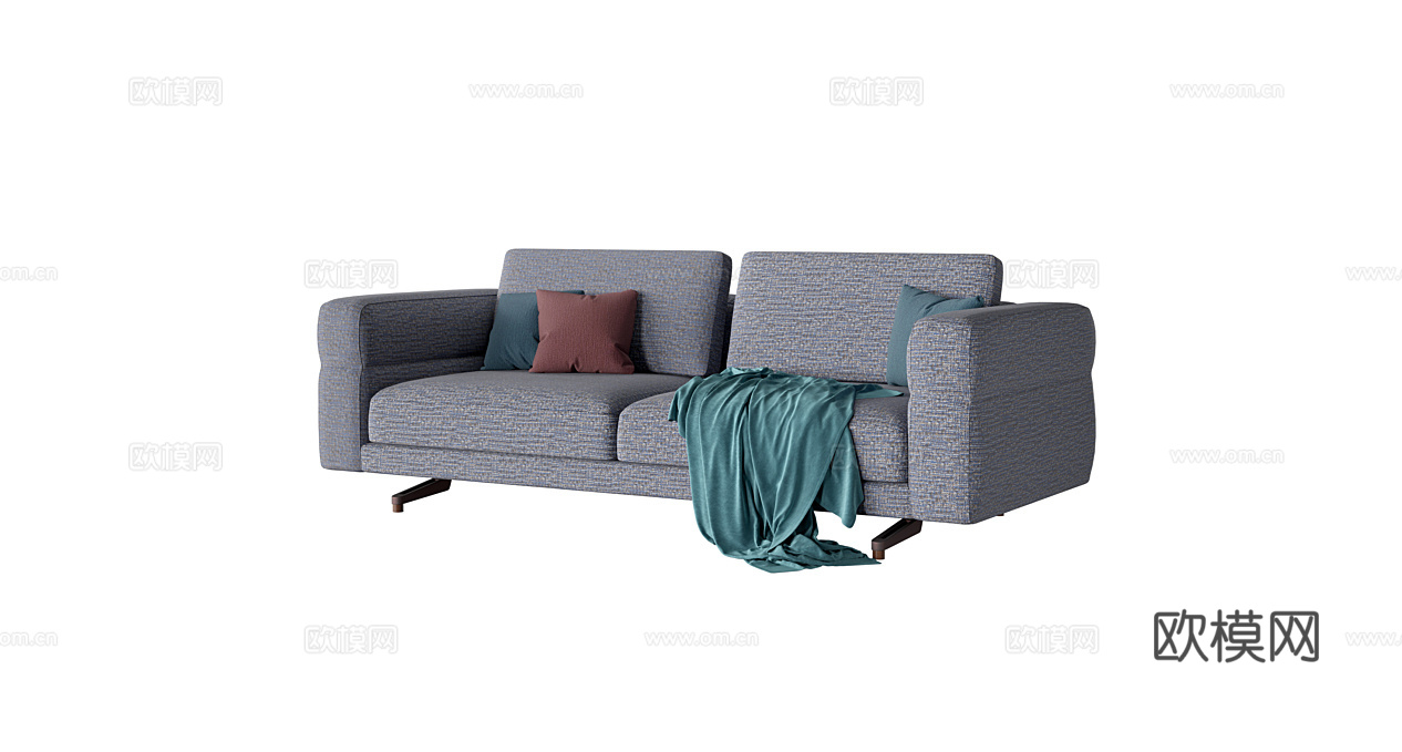 GIORGETTI 意式双人沙发3d模型下载（渲染图3）
