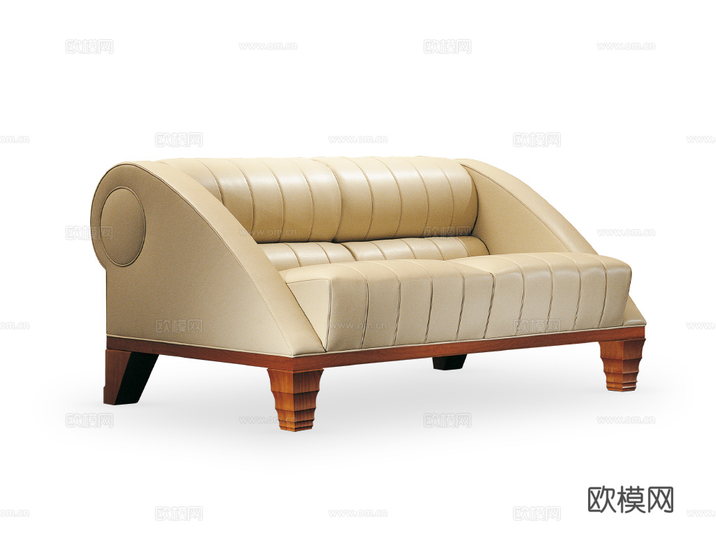 GIORGETTI 意式双人沙发3d模型下载（渲染图1）