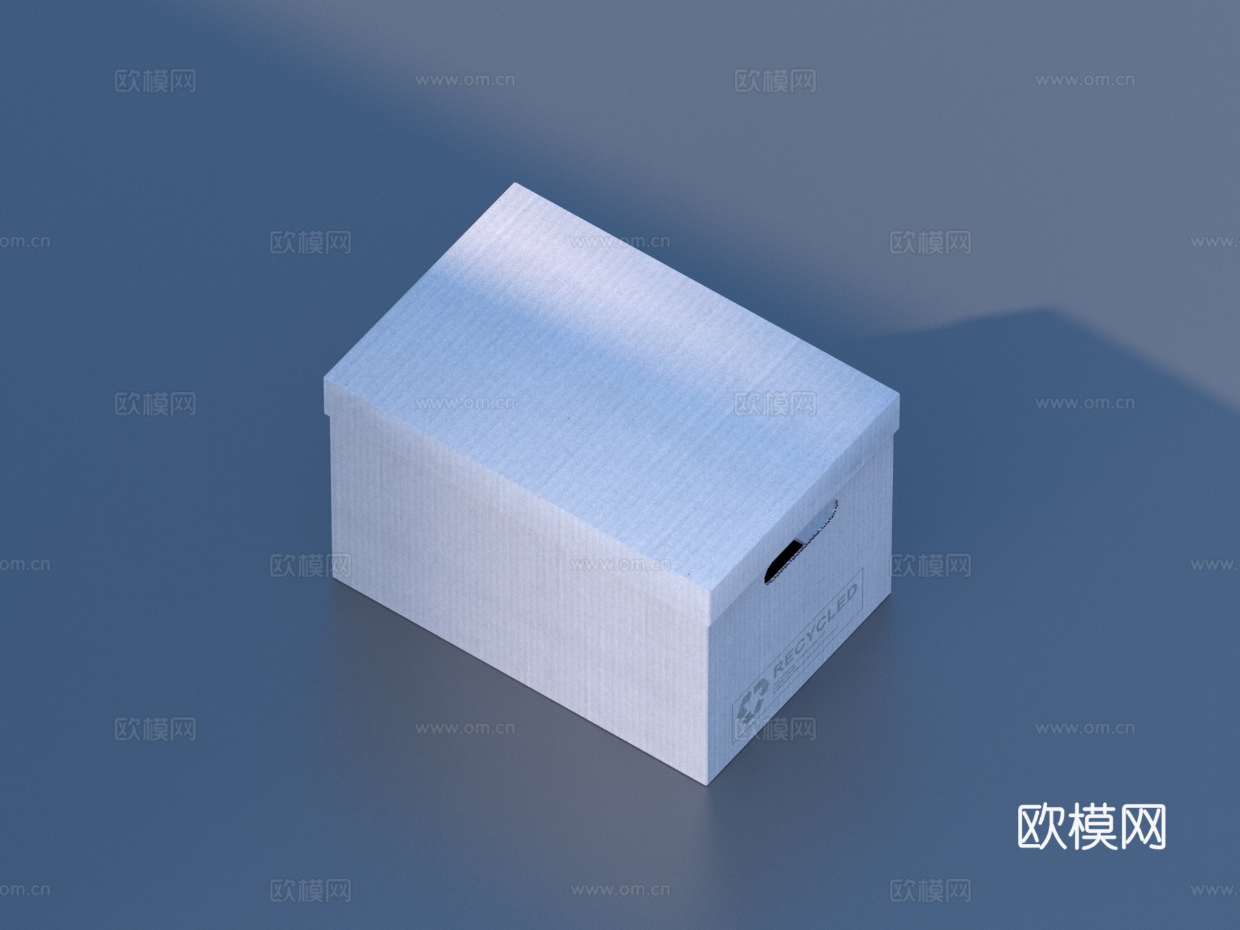 纸箱子 箱子 纸箱3d模型