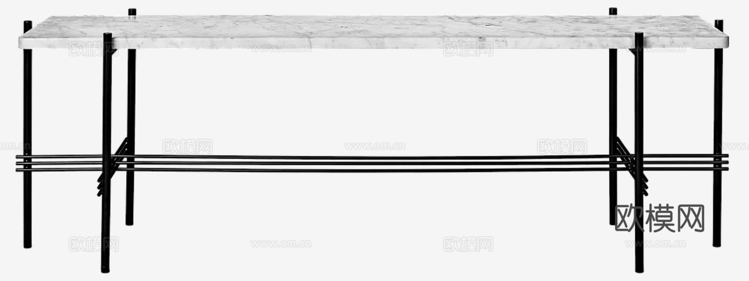 GUBI 茶几3d模型下载（渲染图6）