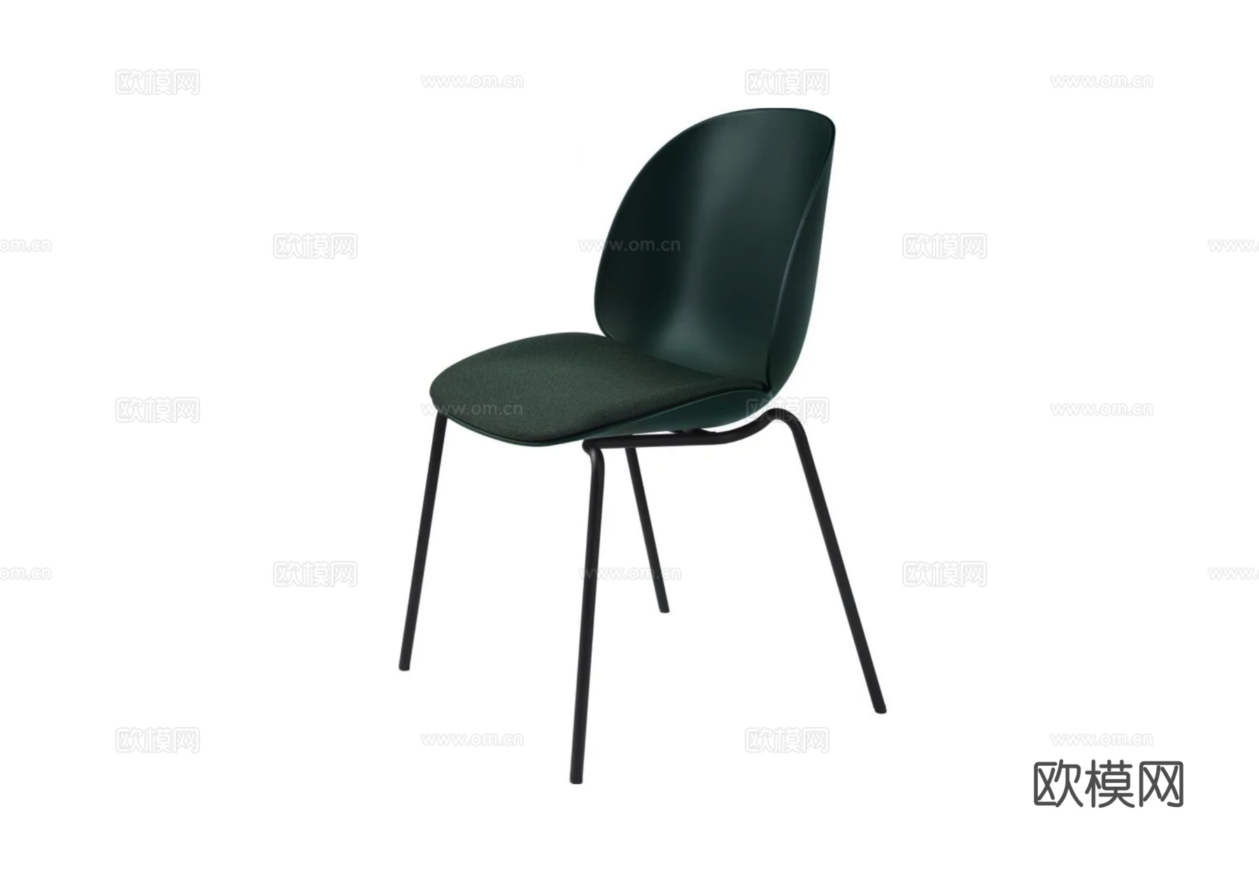 GUBI 餐椅3d模型下载（渲染图1）