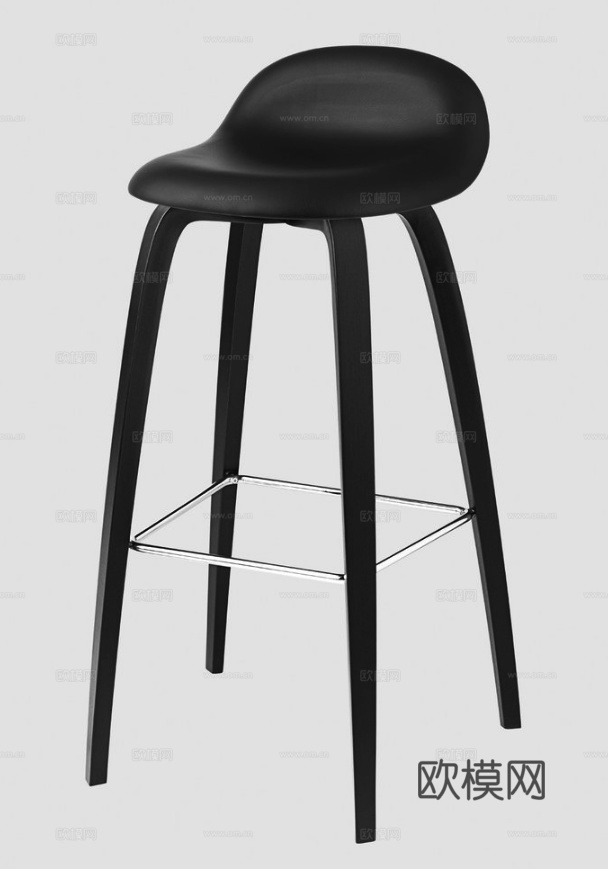 GUBI 吧椅3d模型下载（渲染图3）