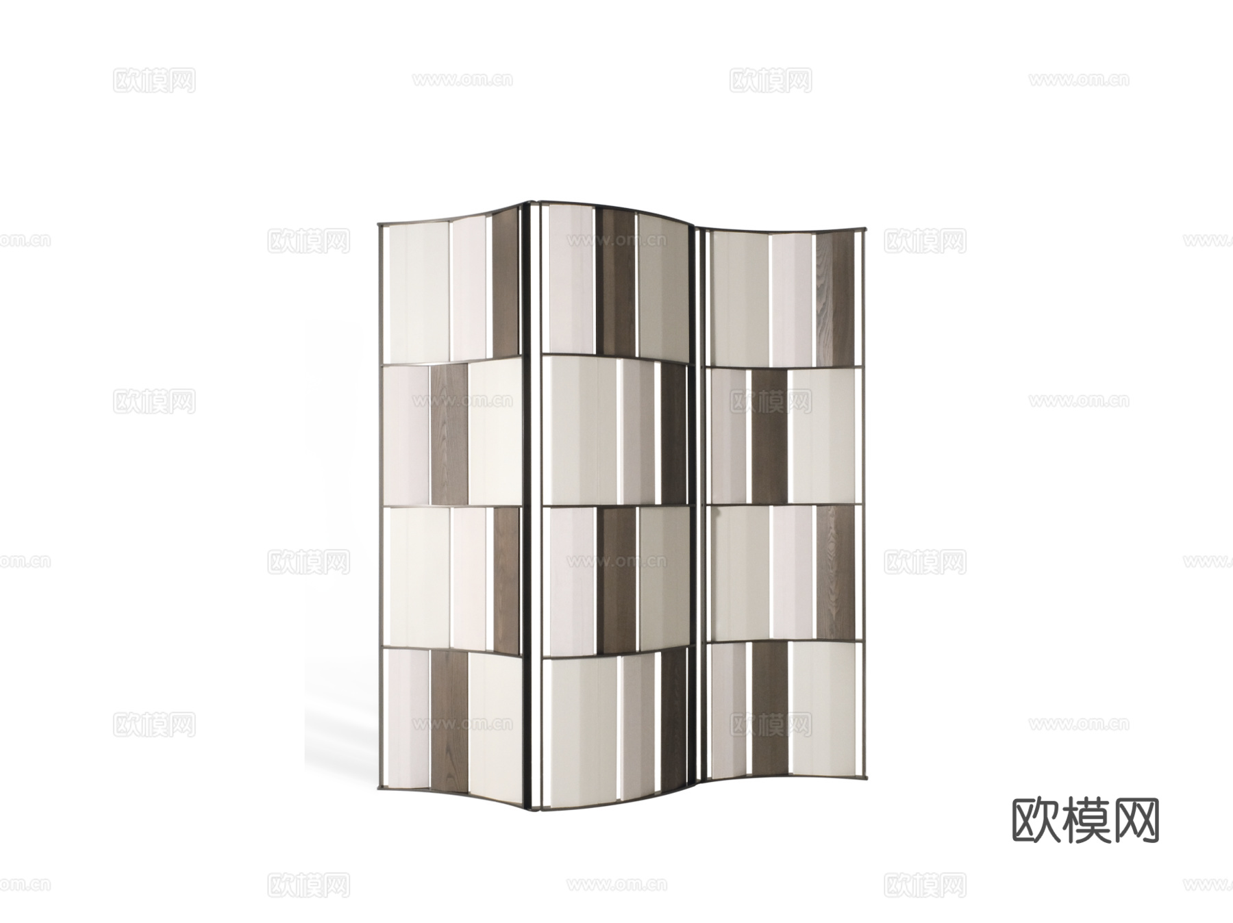 GIORGETTI 意式屏风3d模型下载（渲染图1）