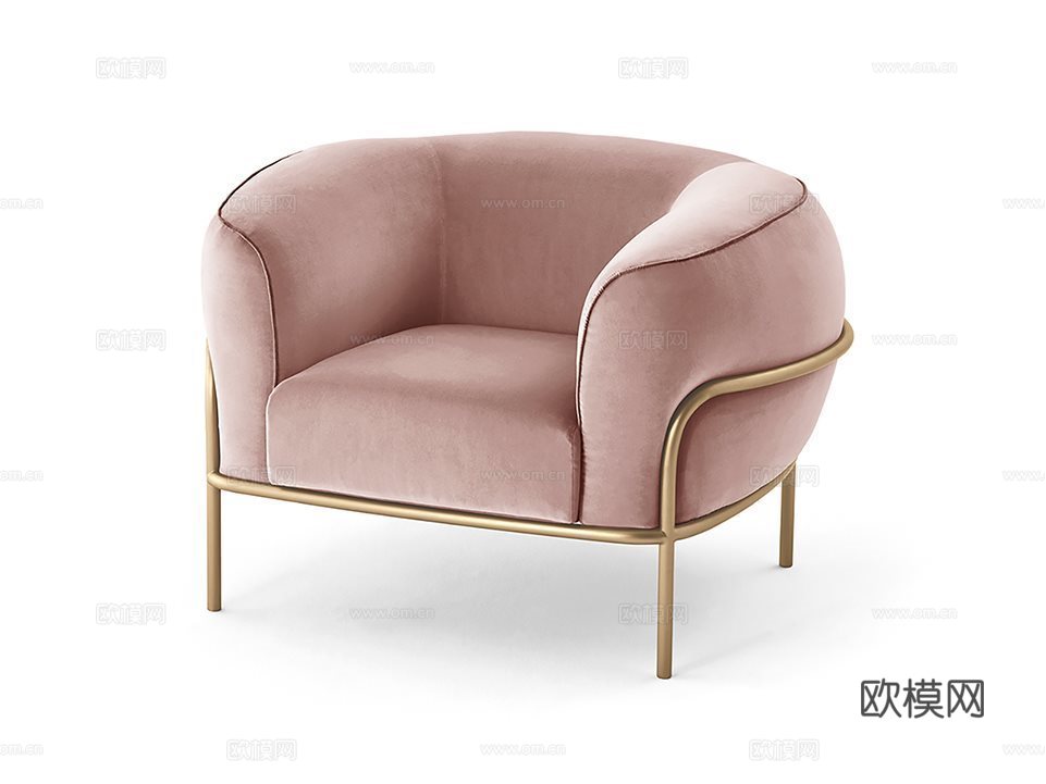 Gallotti&Radice 休闲椅3d模型下载（渲染图3）