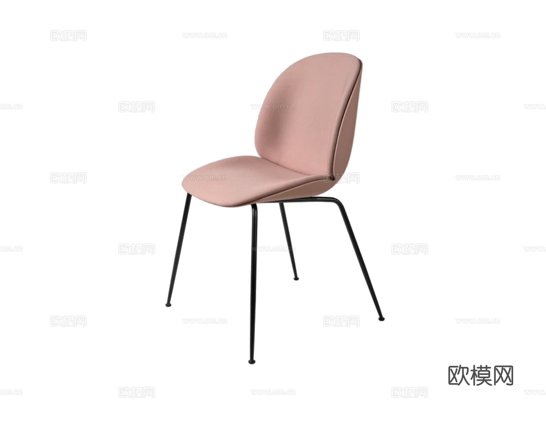 GUBI 餐椅3d模型下载（渲染图1）