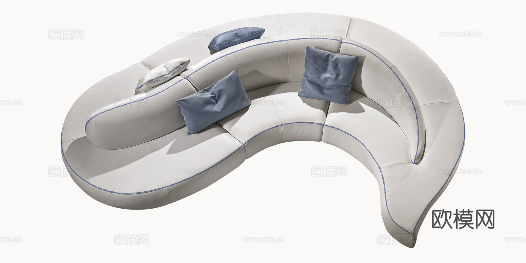 GAMMA 异形沙发3d模型下载（渲染图2）