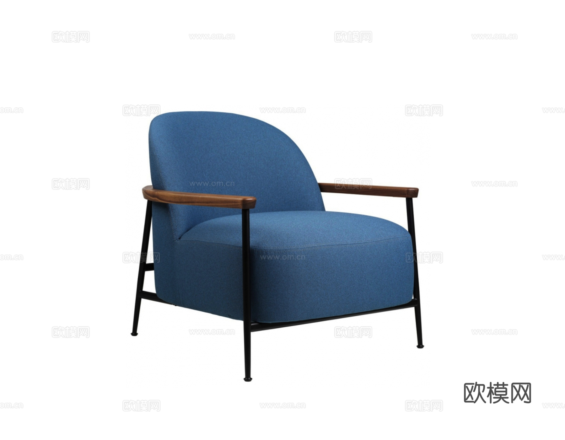 GUBI 扶手椅3d模型下载（渲染图1）