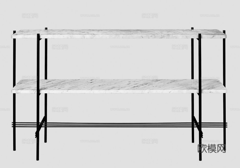 GUBI 置物架 边几3d模型下载（渲染图5）