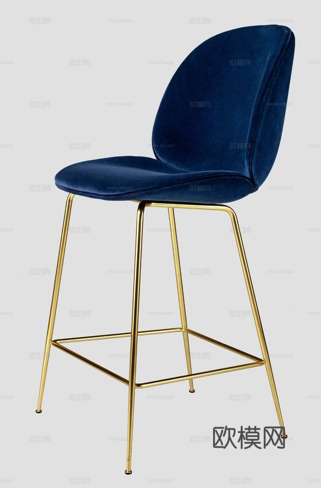 GUBI 吧椅3d模型下载（渲染图8）